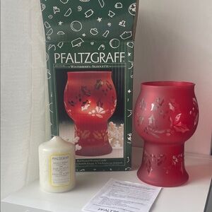 Vintage Pfaltzgraff Winterberry Silhouette Candle Holder